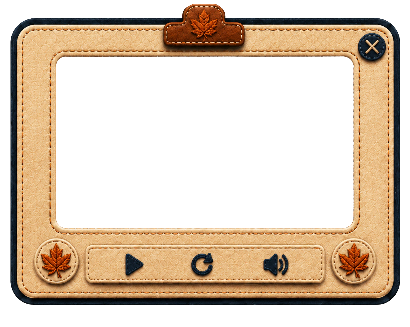 Welcome Video player with stitched play, replay, volume, and close controls.